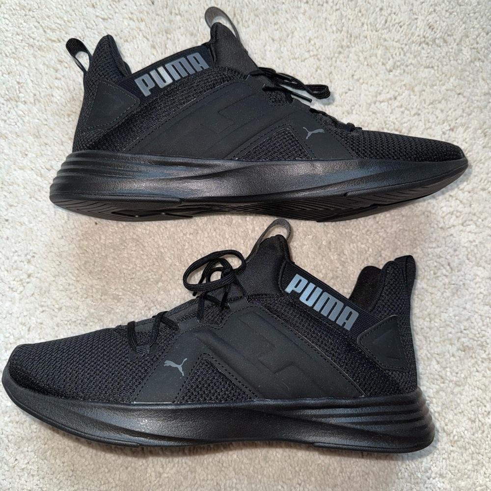 Puma Black Enzo Sneakers- NEW